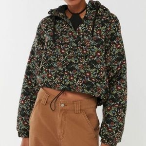 UO Edna Tapestry Hooded Popover Jacket
